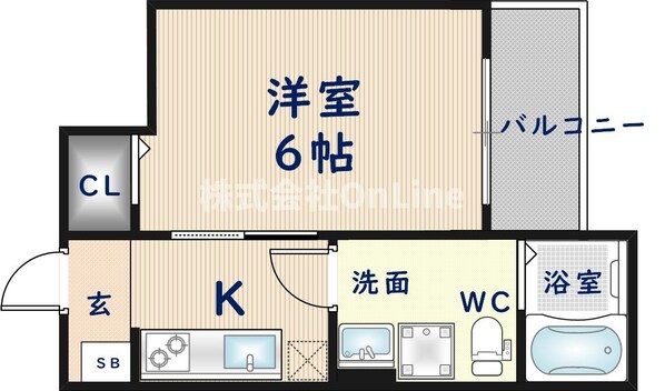 CRASTINE小路東Aの物件間取画像